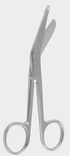 Ножиці для марлі ЛІСТЕР (LISTER), 14 см (cm) (з вольфрам-карбітними вставками)